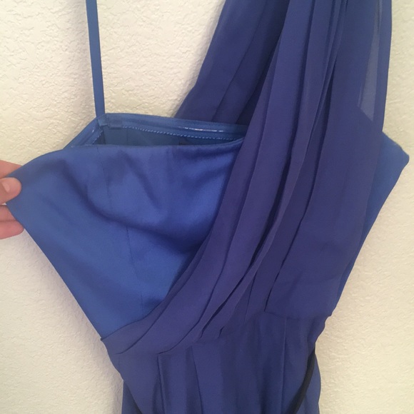 Bcbg one shoulder silk dress - Picture 5 of 6